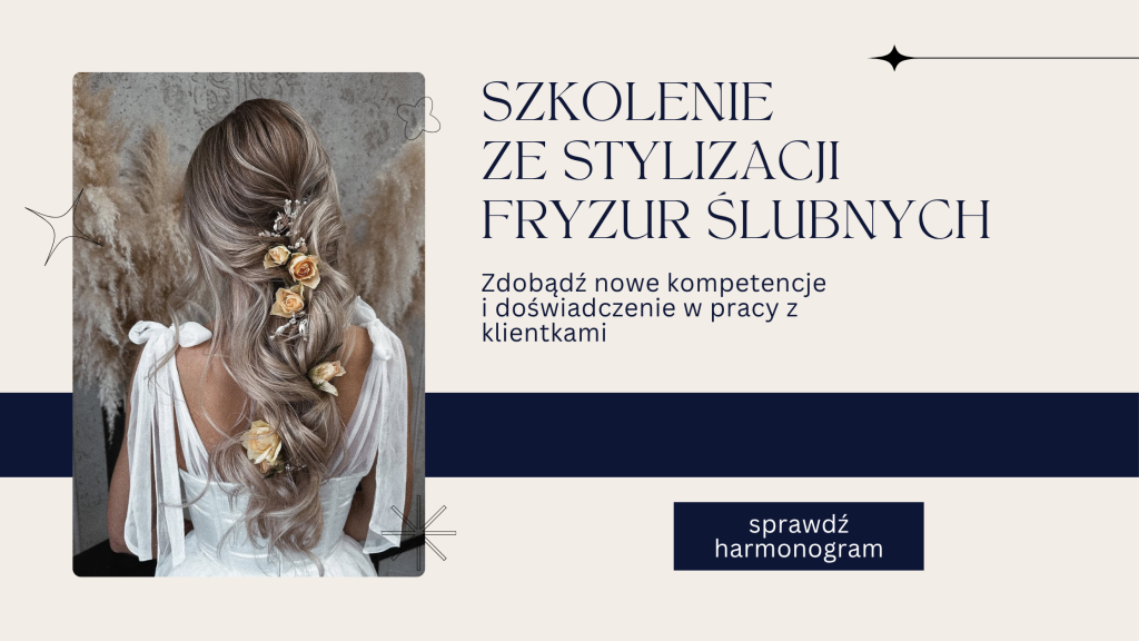 szkolenie z upięć ślubnych Szczecin, szkolenie fryzury ślubne Szczecin