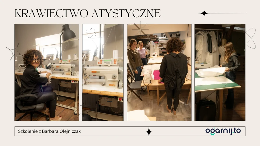 szkolenie szycie sukien ślubnych Szczecin, szkolenie krawiectwo artystyczne Szczecin