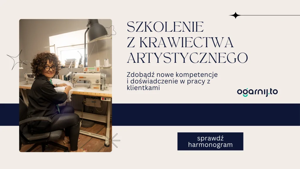 szkolenie szycie sukien ślubnych Szczecin, szkolenie krawiectwo artystyczne Szczecin